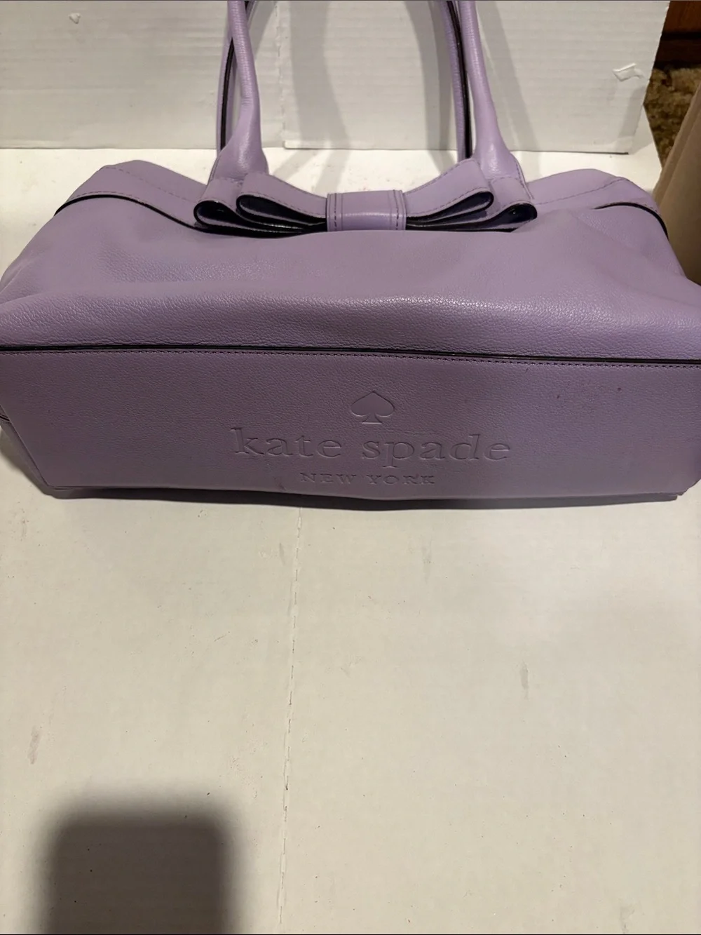 kate spade Lavender Bow-Accent Tote